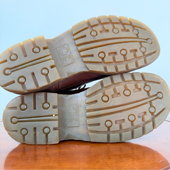 Vintage Dr. Martens Toren Brown Leather Platform Oxford Shoes | US 12 - Picture 7 of 9